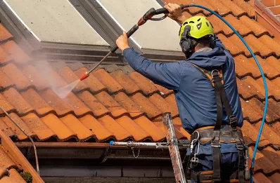 Démoussage et hydrofuge de toiture à Fléville